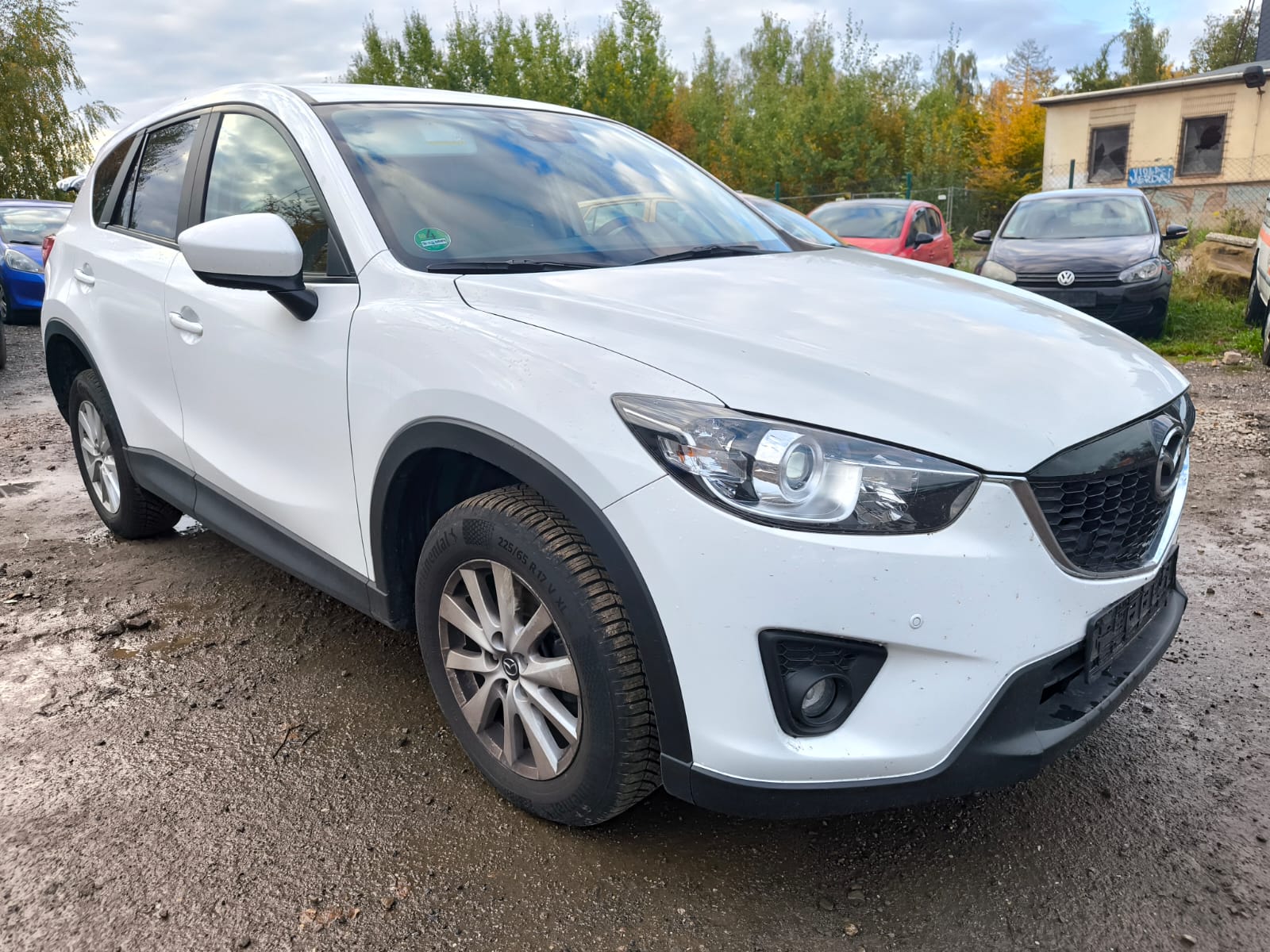 Weißer Mazda CX-5 SUV bereits verkauft als Beispiel zum Auto online verkaufen in Bergheim