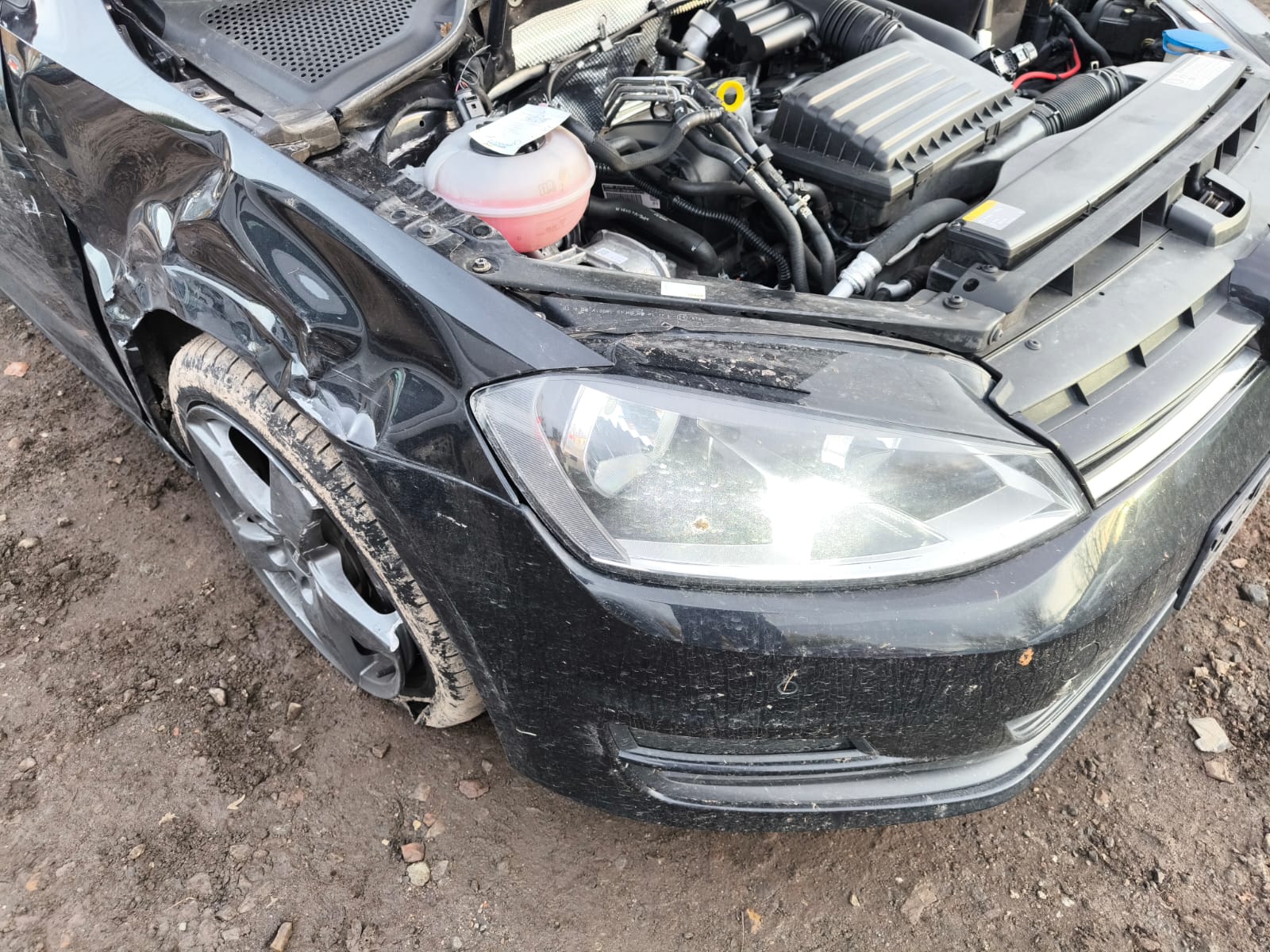 Beschädigten VW Golf mit Front und Seitenschaden in Dortmund nach Unfall verkaufen