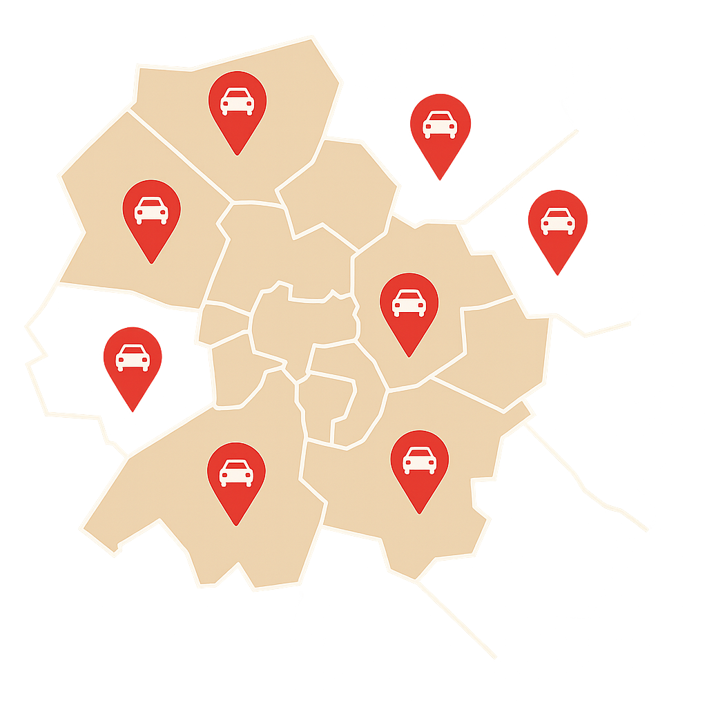 Auto in Goslar verkaufen mit regionaler Abholung in Stadtteilen entlang von Hildesheimer Straße und Bismarckstraße