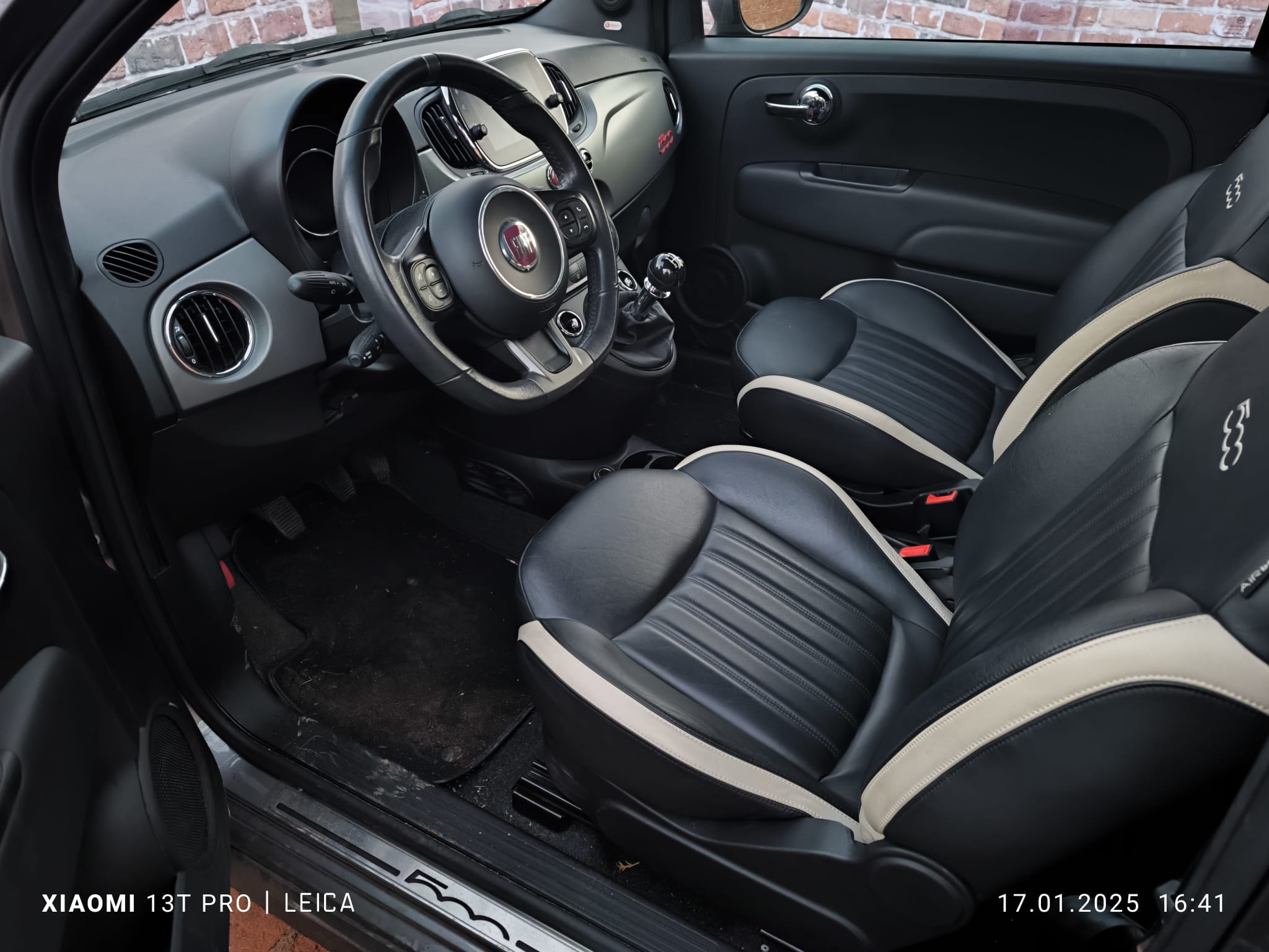 Fiat 500 Innenraum in Gotha für realistische Gebrauchtwagen Bewertung und sicheren Autoverkauf