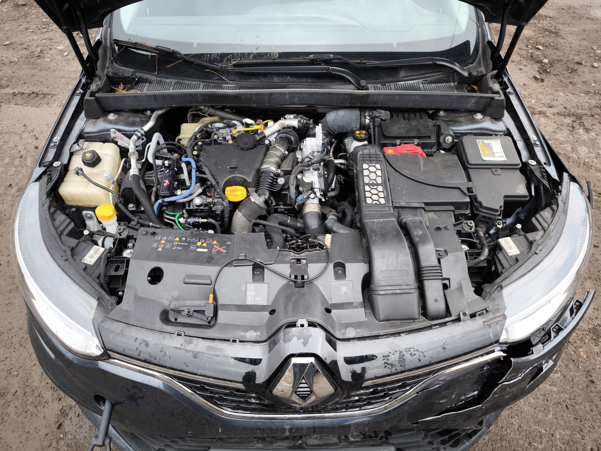 Renault mit Getriebeschaden im Motorraumansicht in Kempten Allgäu zuverlässig verkaufen