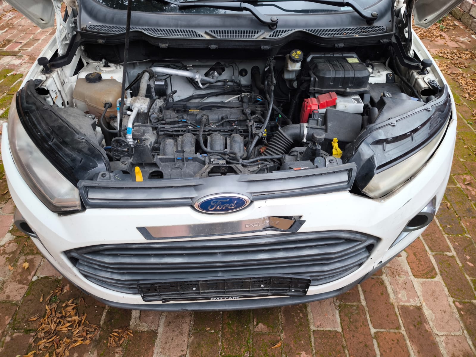 Unfall Ford mit geöffnetem Motorraum an der Front in Neu-Isenburg verkaufen