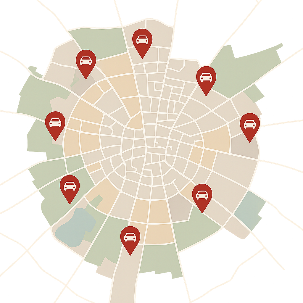 Auto in Neumarkt in der Oberpfalz in allen Stadtteilen verkaufen mit stadthweitem Abholservice und digitaler Abwicklung