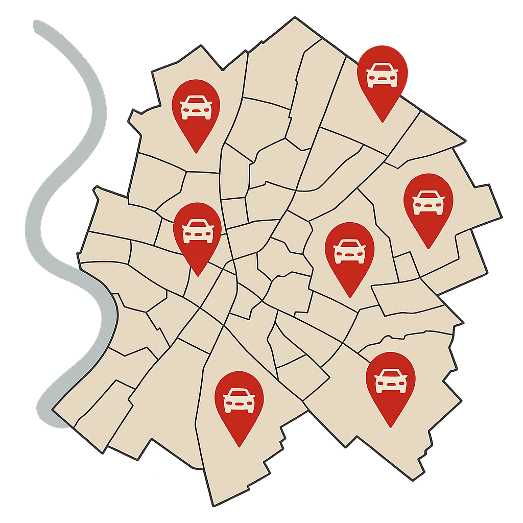 Fahrzeug in Neuss verkaufen mit Abholung in allen Stadtteilen von der Krefelder Straße bis zum Stadtrand