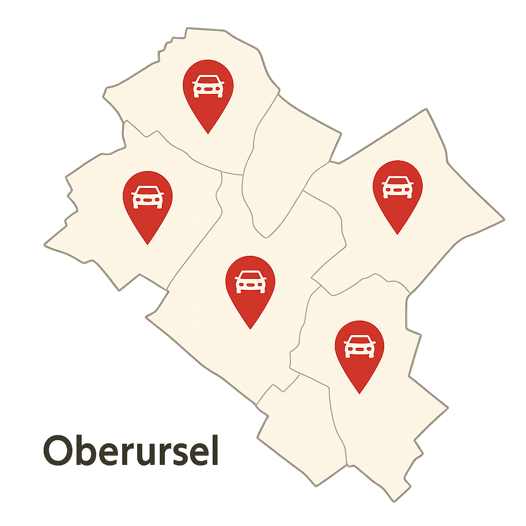 Auto in Oberursel zwischen Oberstedten und Weißkirchen verkaufen mit flexiblem Standort innerhalb der Stadt