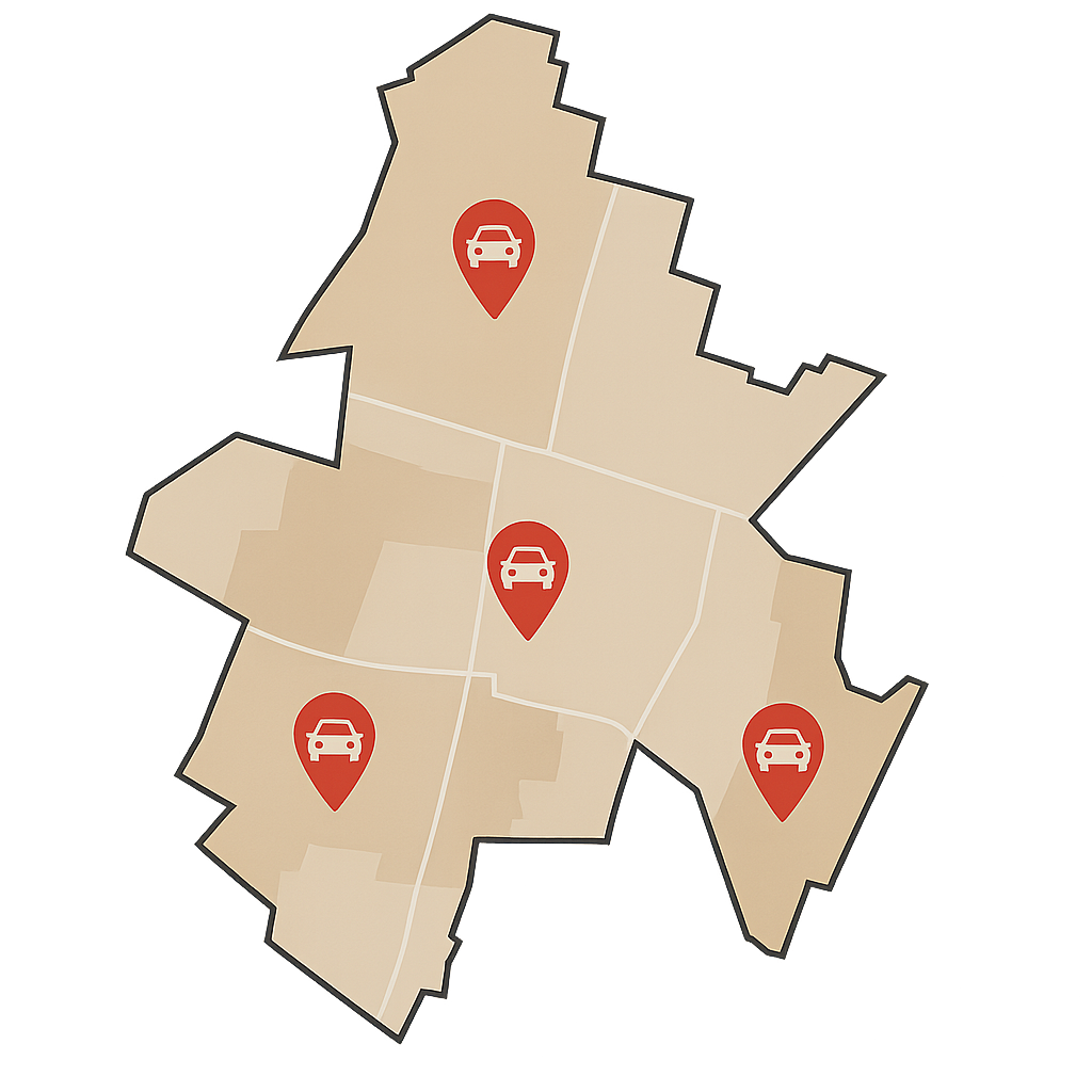 Autoankauf Puchheim Standkarte für alle, die regional gut aufgehoben sein möchten