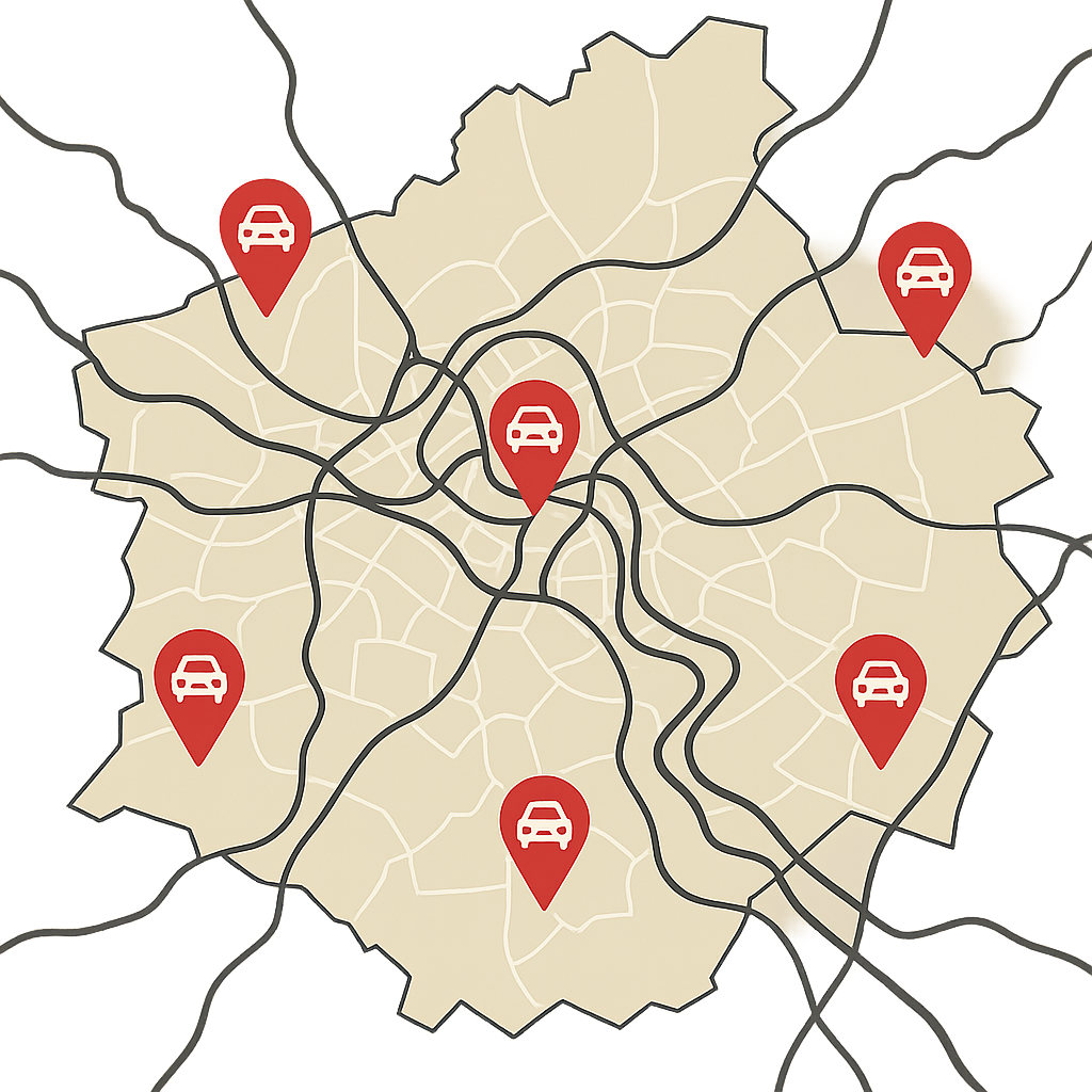 Auto in Saarbrücken in verschiedenen Stadtteilen wie Alt Saarbrücken und Dudweiler verkaufen
