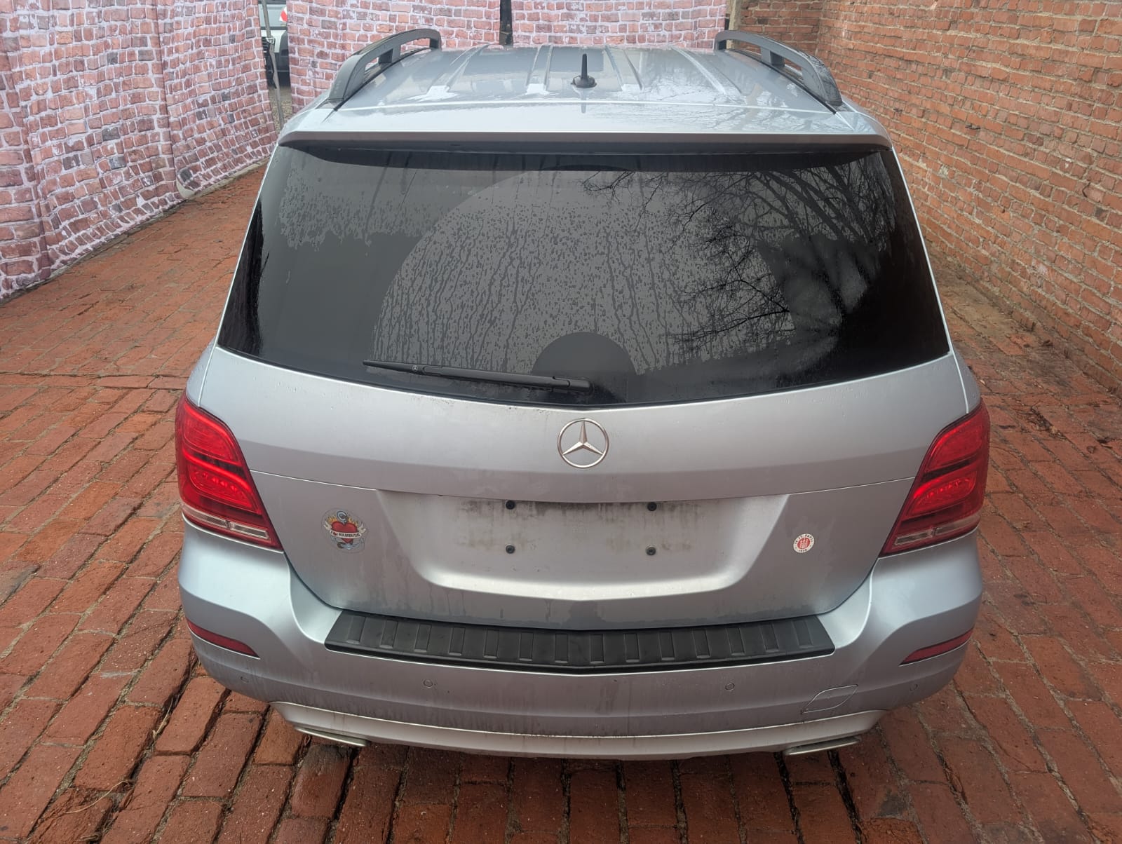 Gebrauchten Mercedes GLK mit Heckansicht in Speyer verkaufen