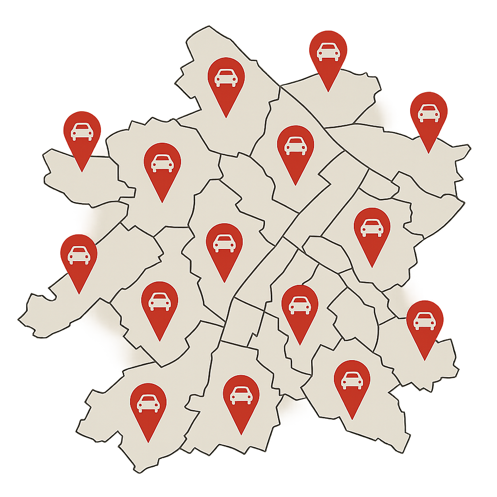Auto in Stuttgart verkaufen mit Abholung in allen Stadtteilen von Bad Cannstatt über Vaihingen bis Mühlhausen