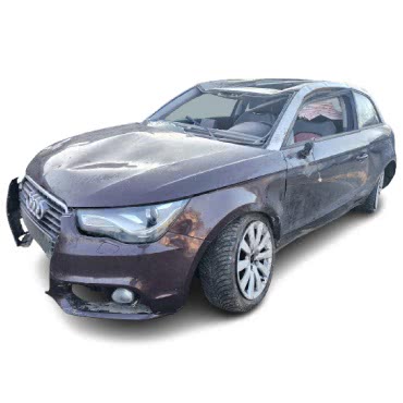 Überschlagener Audi als Auto mit Totalschaden beim Verkaufen