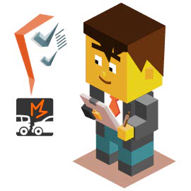 Experte bewertet Unfallauto beim Ankauf in München