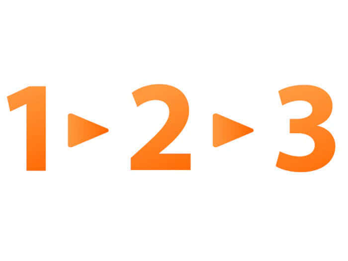 1-2-3 Schritte