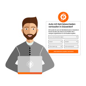 Formular mit Daten zum Auto in D&uuml;sseldorf ausf&uuml;llen