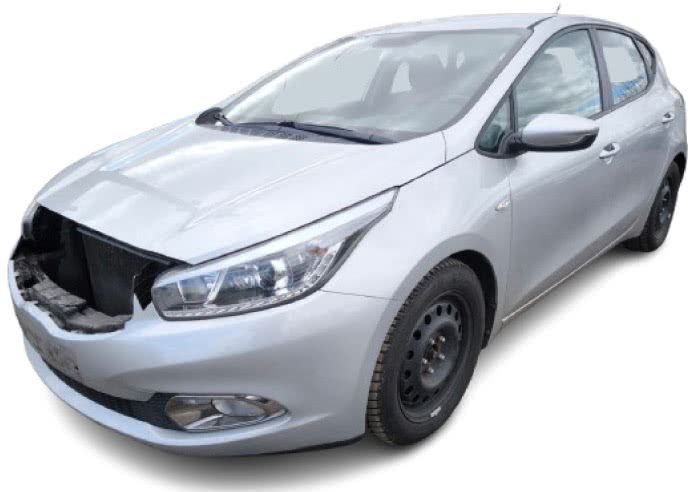 Kia-Ankauf mit defekter Front am Ceed