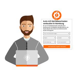 Daten werden am Computer im Formular eingetragen