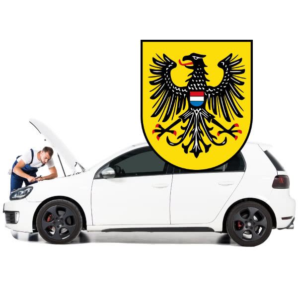 Mechaniker Auto mit Motorschaden verkaufen Heilbronn Wappen
