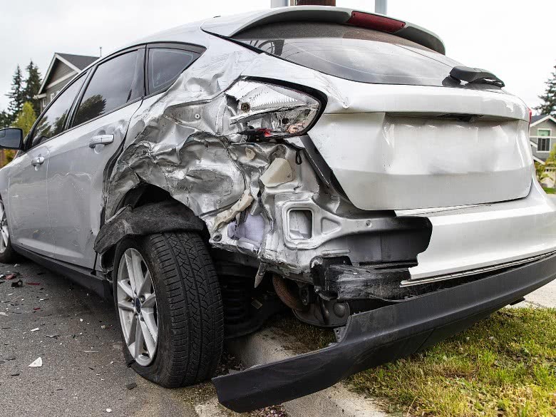 Hinten links Heckschaden am Auto