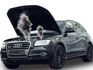 SQ5 von Audi mit Motorschaden und Rauch