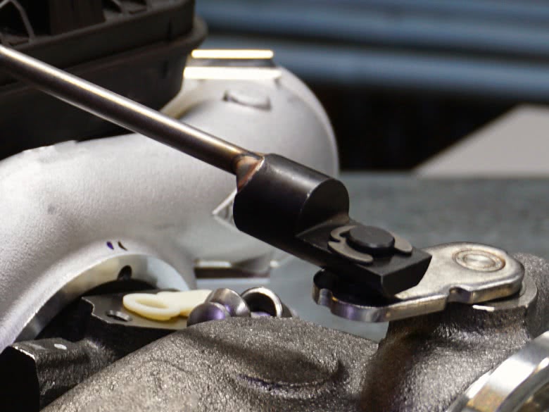 Wastegate Regler am Turbo